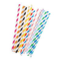 Pailles à boire en papier biodégradables écologiques jetables professionnelles pour les décorations de mariage et de fête de Noël
