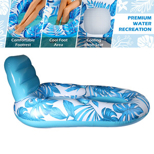 Piscine extérieure d'été, plage, natation, canapé flottant gonflable en PVC, <span class=keywords><strong>bain</strong></span> <span class=keywords><strong>de</strong></span> <span class=keywords><strong>soleil</strong></span>, lit flottant, tapis <span class=keywords><strong>de</strong></span> <span class=keywords><strong>soleil</strong></span>, chaise longue d'eau - Product Image 3