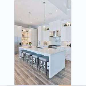 YAMAN Fabricant de meubles de cuisine sur mesure en aggloméré finition brillante moderne blanc nacré Turquie - Product Image 5