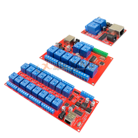 SR-201 Scheda Relè Ethernet LAN a 2 Vie con Interruttore Ritardato, Modulo Controller TCP/UDP, Server WEB, Controllo Remoto Cloud a 2 Canali