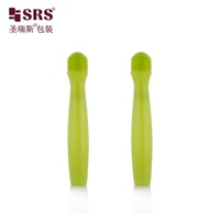 Rouleau applicateur cosmétique vert vif, emballage pour sérum de soins oculaires