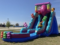 Toboggan aquatique gonflable pas cher pour l'extérieur, toboggan aquatique gonflable commercial, location de toboggans aquatiques pour fêtes, toboggan gonflable pour adultes