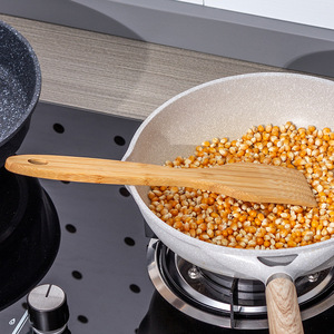 Bamboo Spatula Wooden Handle Non Stick Cooking Utensil For Wok Stir Fry Kitchen Use - Product Image 1