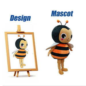 <span class=keywords><strong>Costume</strong></span> da Mascotte Personalizzato a Forma di Ape per Eventi Aziendali, <span class=keywords><strong>Costume</strong></span> Mascotte per Immagine del Marchio per Spettacoli Itineranti - Product Image 2