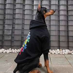 Modieuze Winter Warme Fleece Hondenhoodies Voor Grote Honden Golden Retrievers Dobermans Samoyeds-Casual Stijl - Product Image 4