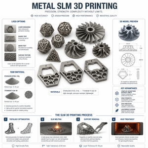 Servicio de Impresión 3D Personalizado en SLS, Prototipos Rápidos de Nylon, OEM, ODM, Piezas Industriales Funcionales de Plástico de Alta Resistencia - Product Image 1