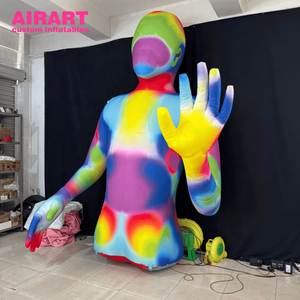 Modèle de femme géante <span class=keywords><strong>gonflable</strong></span> accrocheuse pour affichage commercial - Product Image 3