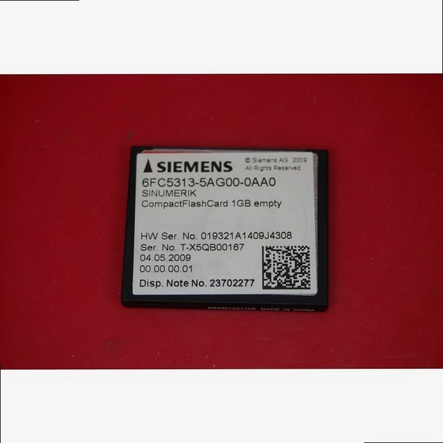 6FC5313-5AG00-0AA0 1 GB CompactFlash Memory Card for CNC Control Systems