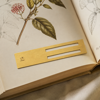 Marque-page et porte-billets en métal gravés sur mesure, en acier inoxydable, papeterie simple et élégante, fournitures scolaires