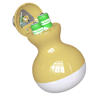 Ampoule d'urgence portable sans fil rechargeable, ampoule rechargeable, lumières LED d'urgence avec batterie, plafonnier LED d'urgence pour la maison