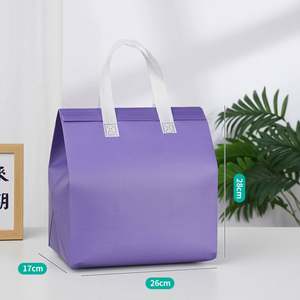 กระเป๋าเก็บความเย็นแบบไม่ทอสำหรับใส่ของชำ อาหาร นม กาแฟ - Product Image 6