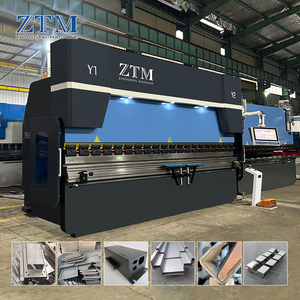 Máquina de Doblado CNC con Controlador DA58, Prensa para Formar Chapas de Acero, Aluminio y Metal en Fábrica - Product Image 1
