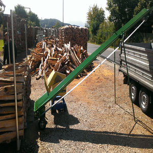 Schwerlast-Holztransportband mit Elektromotor und 5/7m Länge, Holzbearbeitungsmaschine, Brennholztransportband für die Forstwirtschaft - Product Image 2