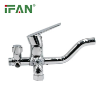 IFANPRO 1/2 ''OEM ODM mitigeur chromé mural eau chaude et froide en laiton massif salle de bain ascenseur douche robinet mitigeur
