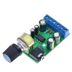 Módulo amplificador de potencia de Audio estéreo, Mini CC 3,7 ~ 12V 5V TDA2822M 2,0-CH
