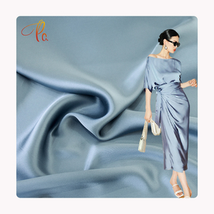 16 Momme 100% tela de satén de seda de morera pura tejida Lisa suave 100% seda para ropa de cama de mujer ropa de dormir vestidos sofá conjuntos muchos - Product Image 1