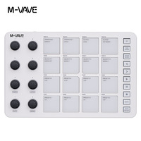 Contrôleur MIDI RGB 16 pads portable USB Beat Maker avec pad rétroéclairé