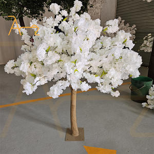Ventas directas de fábrica, árbol de Sakura Artificial de 1,2 M, árbol de flor de melocotón simulado, árbol de deseos, decoración de banquete de boda - Product Image 3
