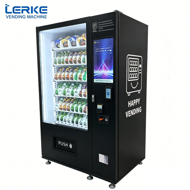 Combo Fully Automated Best Vending Machines Germany Italy South Africa for Snacks Food and Drinks