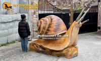 MyDino AI009, grand modèle d'insecte animatronique pour parc à thème extérieur, escargot, à vendre