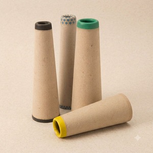 Cylindrical <b>Cardboard</b> Yarn <b>Tube</b> 73x3.5x180mm Polished Exterior Spool Carrier Precision Cut End For Winding Lines - Product Image 1