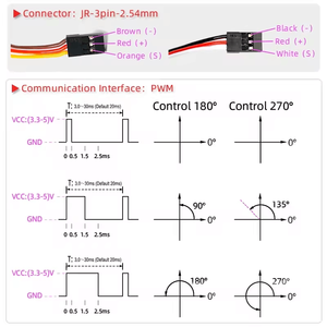 Servo Digital sin Escobillas <span class=keywords><strong>Dsservo</strong></span> BLS3225 7.4V 25KG, Impermeable, con Engranaje Metálico, Alta Velocidad para Autos RC 1/8 1/10 1/12, Camionetas de Derrape, Robots - Product Image 5