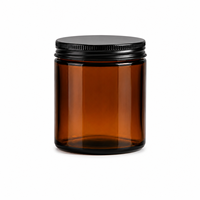 Botol Suplemen Kaca Amber untuk Kapsul, Tablet, Kemasan Bubuk Protein dengan Label Kustom, Pasokan Pabrik OEM ODM