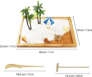 Minijardín <span class=keywords><strong>Zen</strong></span> <span class=keywords><strong>japon</strong></span>és de madera para escritorio, venta al por mayor - Product Image 4