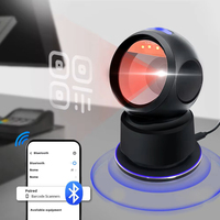 Escáner de Códigos de Barras de Escritorio Image T27HDW 1D 2D, Plataforma de Detección Automática Omnidireccional, Inalámbrico, Manos Libres, Imagen QR