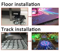 Écran de danse Led P4.81, livraison gratuite, prix de gros, Wifi interactif, vidéo, écran de sol, pour boîte de nuit, Disco, KTV