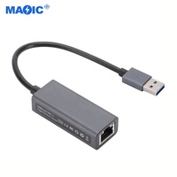 Computer Hardware Software OEM USB C Ethernet Adapter USB 3.0 Network Card USB 3.0 Ethernet Adapter for Laptop