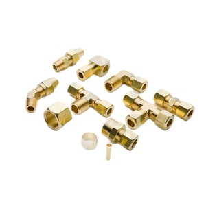 Flexible Hose Fittings Copper Material Durable Industrial Design Plumbing Connectors - Product Image 1