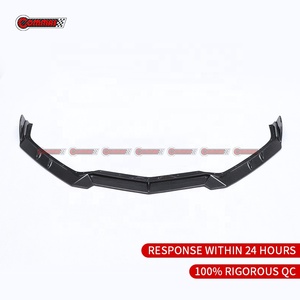 Brilliant Quality Upgrade to Larte Style Dry Carbon Fiber <b>Car</b> Front <b>Diffuser</b> Lip <b>for</b> Chevrolet Corvette C8 - Product Image 5
