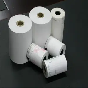 Hot bán 4 inch nhãn nhiệt giấy tùy chỉnh kích thước cho đến khi cuộn máy giấy