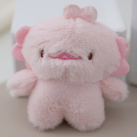 Porte-clés en peluche d'organismes marins mignons : crabe, raie, poisson, pieuvre, dragon de dessin animé, jouets en peluche amusants pour enfants