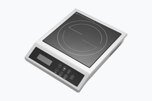 Table de cuisson à induction monozone de haute qualité 2500W avec sonde, surface en verre noir premium pour usage domestique, puissance de sortie 2500W - Product Image 3