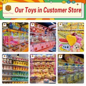 Peluş Oyuncak Üreticisi Yumuşak Dolgulu Hayvan Oyuncak Ayı Bebek Özelleştirilmiş Logo Pençe Makinesi Oyuncağı - Product Image 6