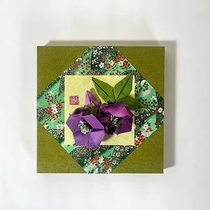 Paneles de pared de origami de flores hechas a mano Premium japonesas art deco para regalos de boda - Product Image 3