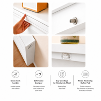 ASSOC — Meuble à chaussures en acier, 3 à 4 niveaux, fin; rangement compact pour l’entrée; organisateur de chaussures; OEM/ODM acceptés
