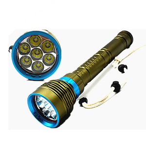 Lampe de plongée DX7 à commande magnétique, 7 LED, étanche, en aluminium, lumière sous-marine - Product Image 2