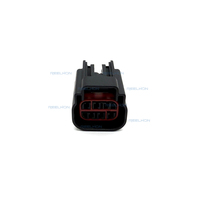 Conectores de Carcasa para Enchufes Automotrices de 6 Pines, Impermeables, de Nylon 7063H-1.5-21