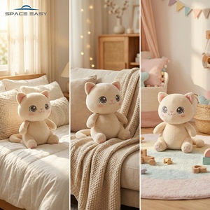2026 El Mejor Peluche de Gatito Sentado Personalizado, Adorable Juguete de Felpa Suave de Terciopelo, Muñeco de Gato para Regalos Infantiles, Proveedor de Fábrica OEM ODM - Product Image 5