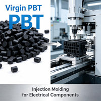 Granulés vierges de PBT (polybutylène téréphtalate) pour le moulage par injection