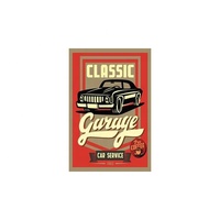 Nouvel arrivage Mécanicien automobile Plaque de garage publicitaire Affiches vintage en métal Plaque en étain Vente en gros pour Bar Garage Décoration murale