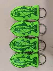 RYO Fish-Shaped Floating Neoprene Boat <b>Keychain</b> with <b>Customized</b> Color & Logo for 5-6 Keys | Surfing Outdoor Accessory - Product Image 3