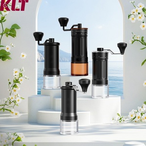 เครื่องบดกาแฟแบบมือหมุนพกพา รุ่นใหม่ อัพเกรด ปรับระดับได้ ใช้งานง่ายที่บ้าน ทำจากพลาสติก - Product Image 1
