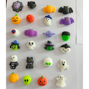 Juguete Antiestrés Blandito de Halloween, Diseño Creativo de Calabaza de Dibujos Animados, Material TPE, para Niñas - Product Image 6