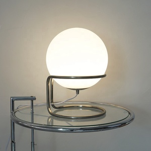 Hiện đại sang trọng Opal Glass LED bóng bảng đèn E26 bóng DC điện tiết kiệm năng lượng kim loại đứng bảng đèn để đọc - Product Image 4