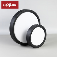 Plafonnier LED Rond à Montage en Surface, Options de Puissance 10/15/20/30/48W, Anti-Éblouissement, Idéal pour l'Hôtellerie et l'Éclairage Domestique