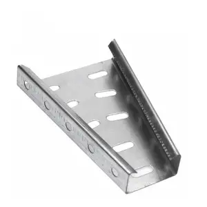 Manufacture Hdg Hot Dip Galvanized Perforated Cable Tray With Supporting System For Outdoor